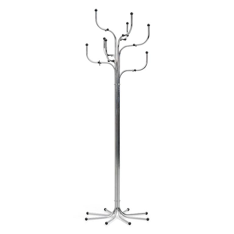 Sidse Werner, a chrome plated coat hanger, Fritz Hansen, Denmark, post 1971.