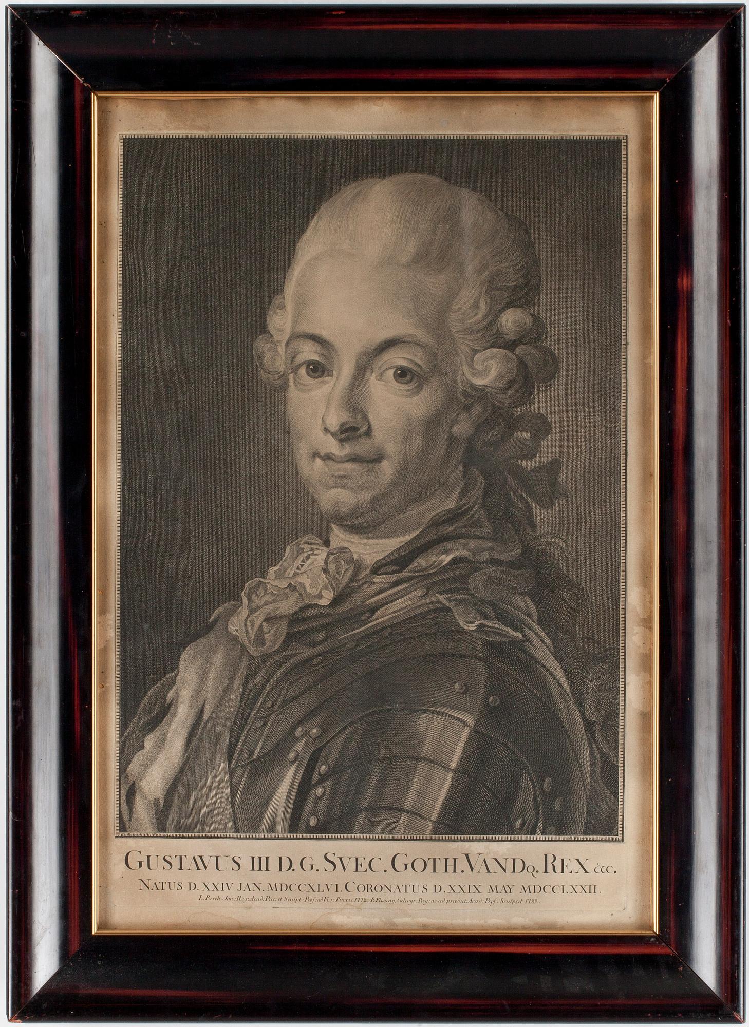 PER GUSTAF FLODING, kopparstick, efter Lorens Pasch d.y, 1782.