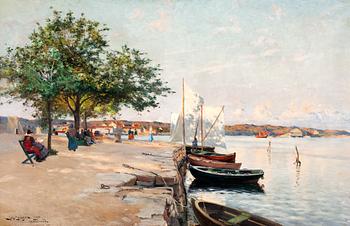 61. Johan Ericson, "Marstrands kaj vid södra inloppet" (The embankment in Marstrand).