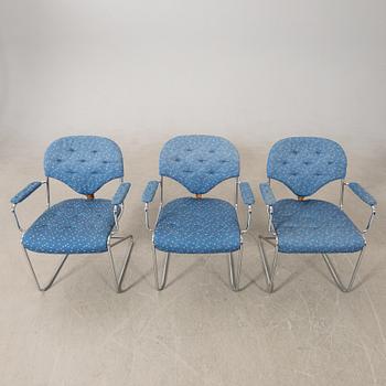 Sam Larsson, armchairs 5 pcs "Sam" for DUX late 20th century.
