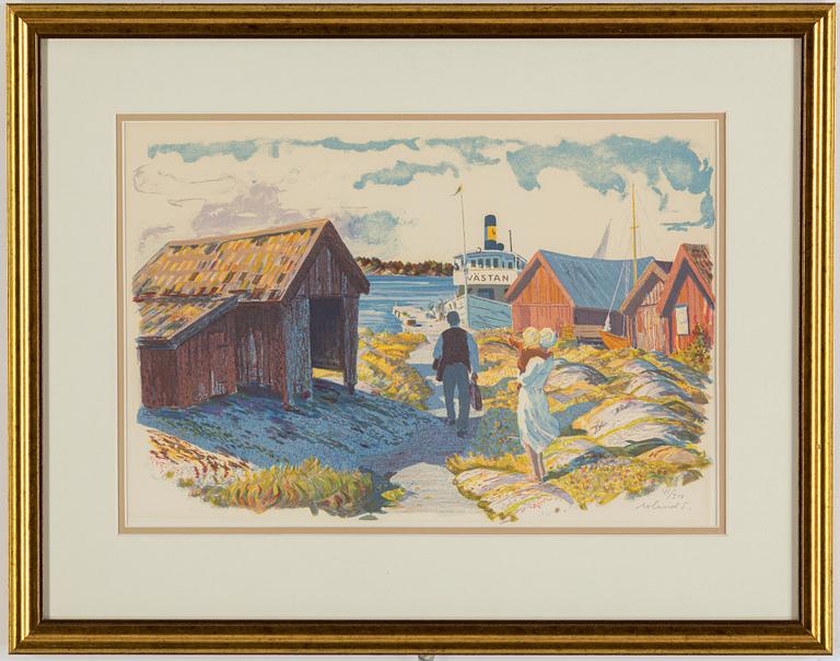 ROLAND SVENSSON, lithograph in colours, signed 41/360.