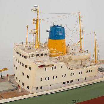 A 20th century boat model.