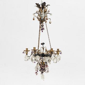 A chandelier, likely Italy, mid-20th Century.