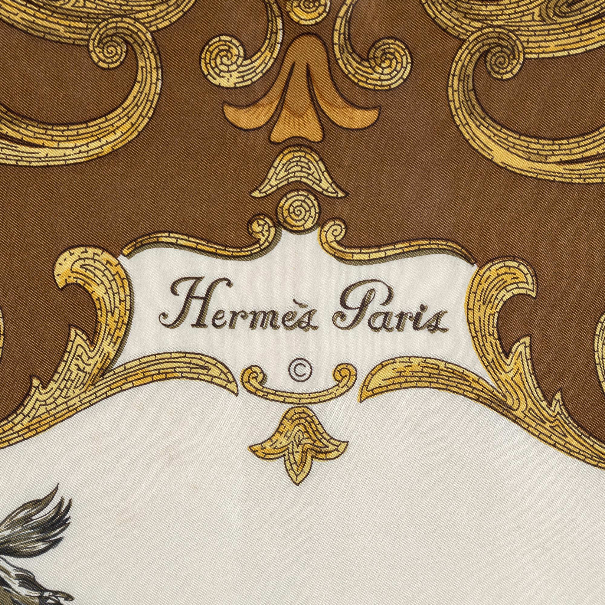 HERMES, scarf, inramad, "Cheval Turc".