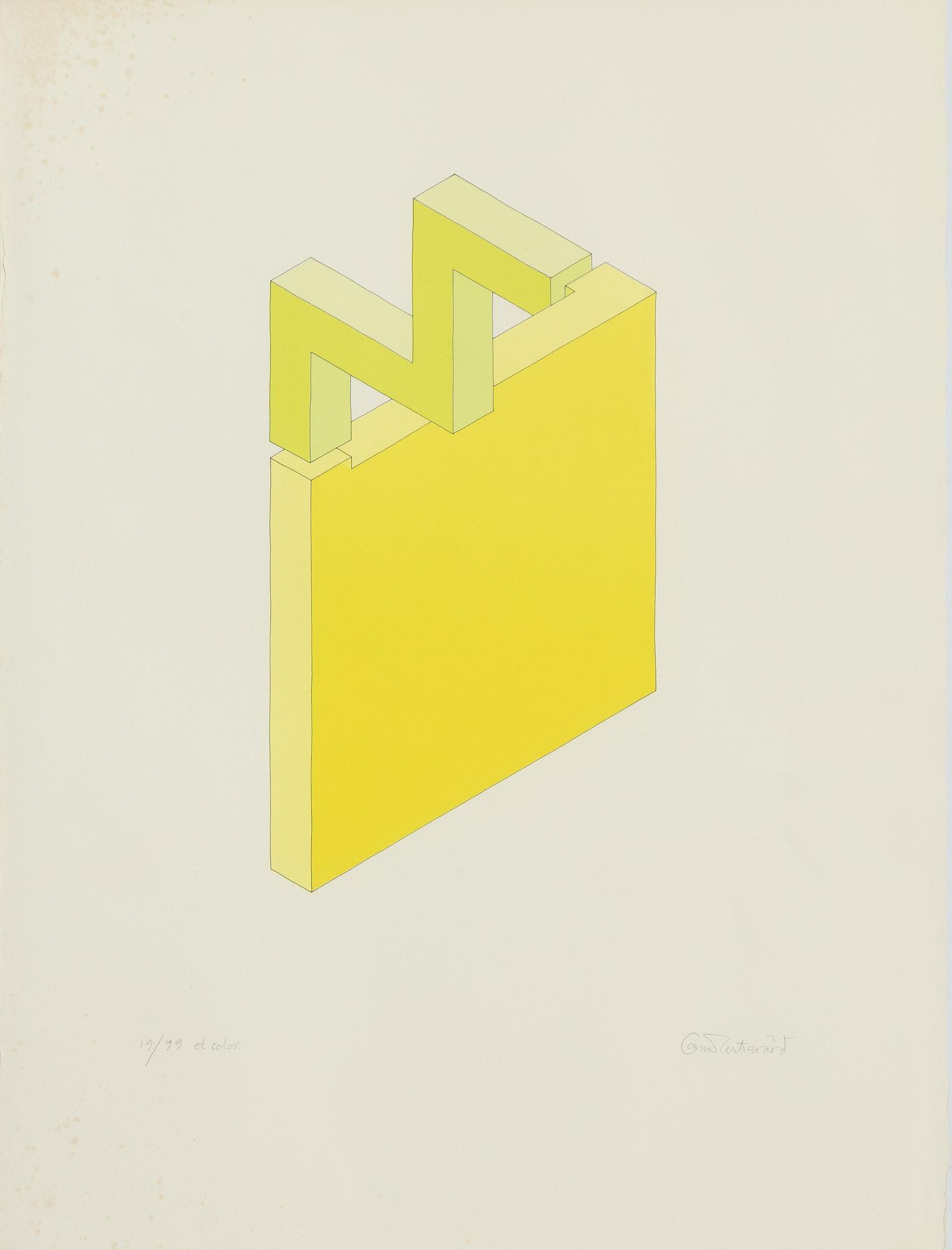 Oscar Reutersvärd, Omöjliga figurer, 2 st.