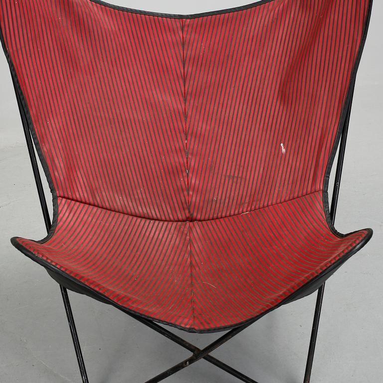 FLADDERMUSFÅTÖLJ, "Butterfly chair", 1900-talets mitt.