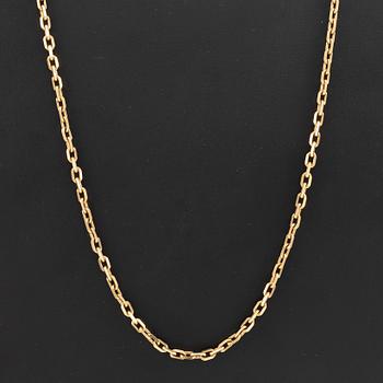 Necklace, chain, 18K gold, anchor link, Balestra.