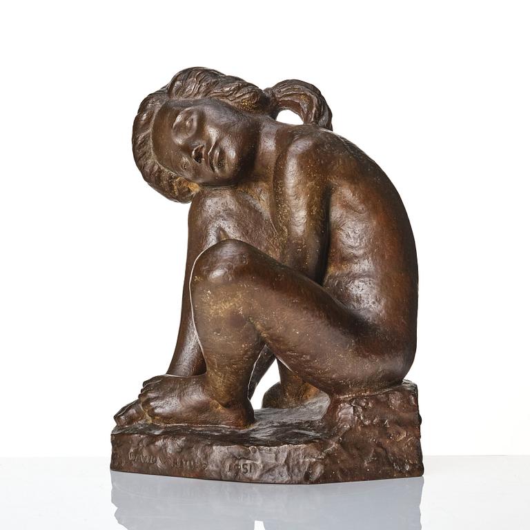 David Wretling, Sittande flicka.