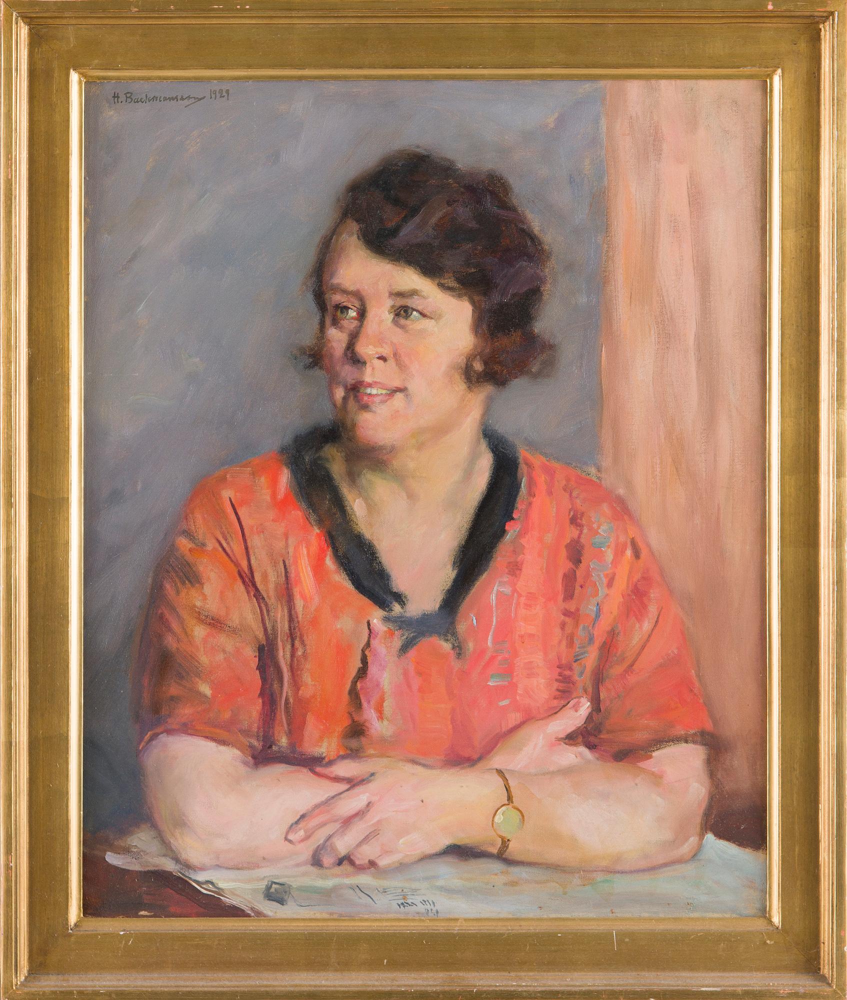 Hugo Backmansson, Portrait of a Woman.