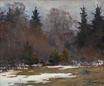 Lindorm Liljefors, Snösmältning.