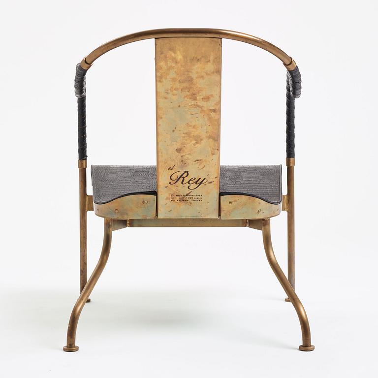 Mats Theselius, an 'el Rey' easy chair, ed. 74/360, Källemo, Sweden post 1999.