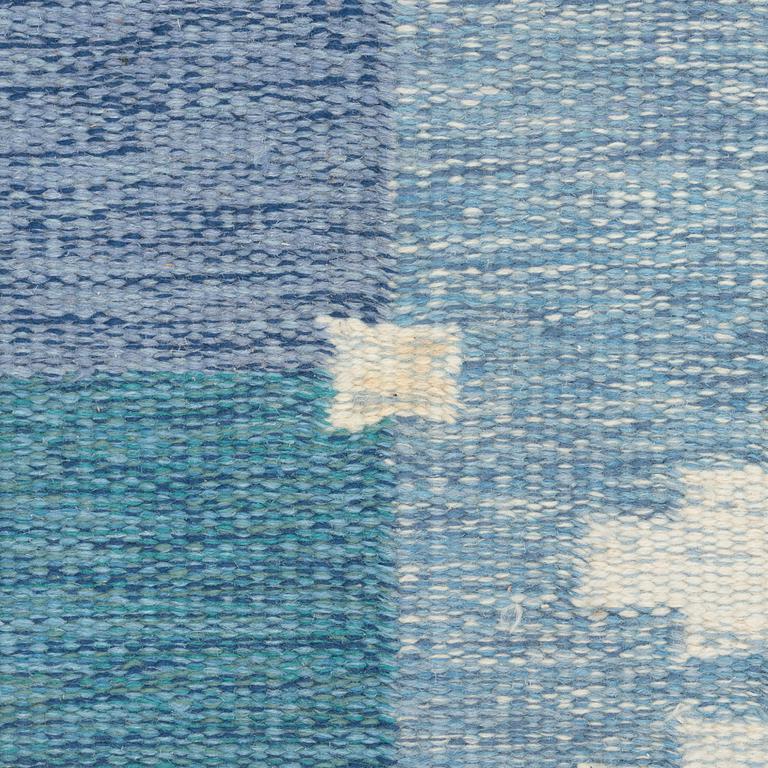Ingegerd Silow, a 'Siljan' flat weave rug, signed IS, c. 275 x 185 cm.