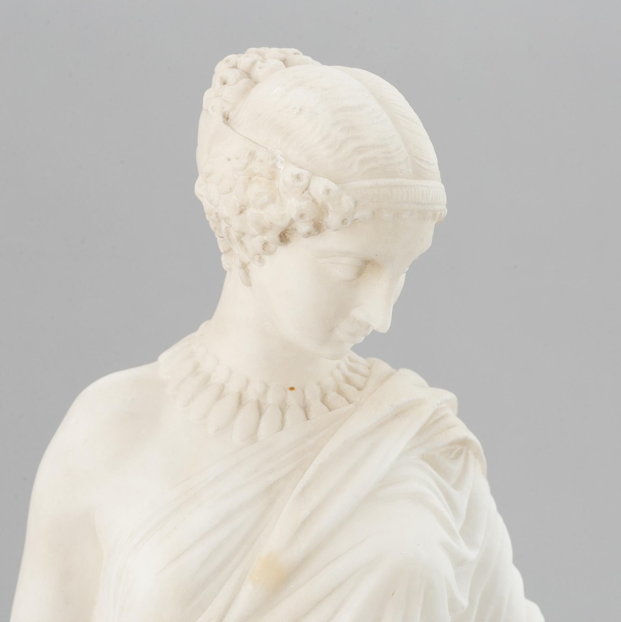 Sculpture, marble, most likely 19th century.