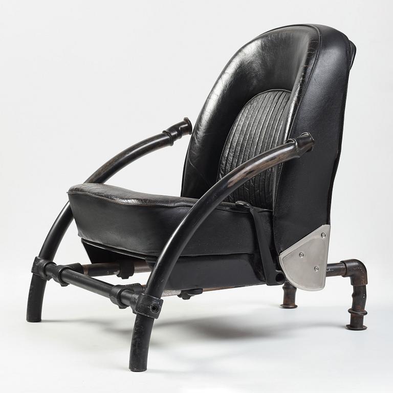 Ron Arad, RON ARAD, a version of the Rover-Chair, One Off, London 1980's.