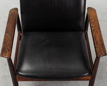 A 'Diplomat' armchair by Finn Juhl, France & Sons, Denmark. Designed 1961.