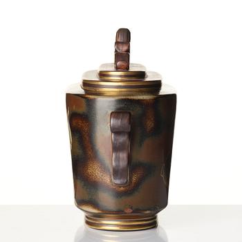 Gunnar Nylund, An urn, 'Flambé', ALP Lidköping mid-20th century.