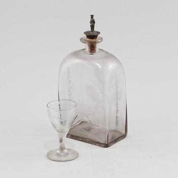 FLASKA samt GLAS, 1800-talets första hälft.