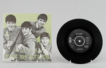 VINYLSINGLAR, 4 st, Beatles, 1960-tal.