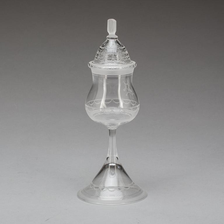 POKALGLAS, "Aurora", Simon Gate. Orrefors 1726-1976. Numrerad 46/500.