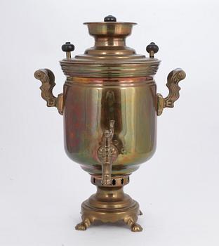 SAMOVAR, mässing, Ryssland, 1800-talets slut.