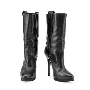 GIUSEPPE ZANOTTI, a pair of boots. Size 41.
