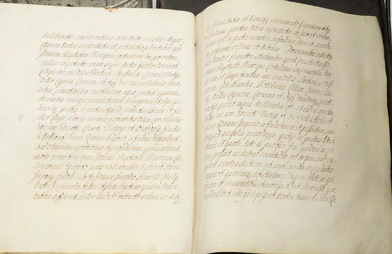Handskrift på uppdrag av Det Kejserliga Majestätet Joseph I av Habsburg, Böhmen 1710.