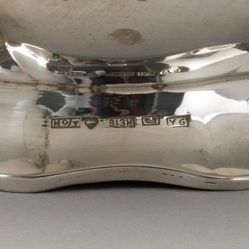 KAFFESERVIS, 3 st, silver, Helsingfors 1952. Totalvikt 1193 g.
