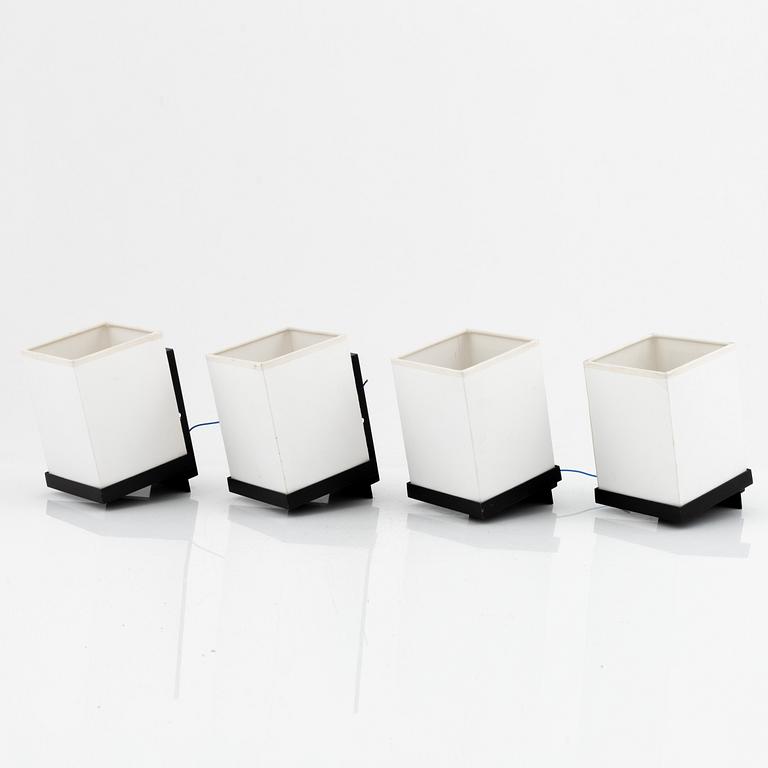 Stéphane Davidts, a group of 4+2 wall lights, Davidts Ligtning, 21st Century.