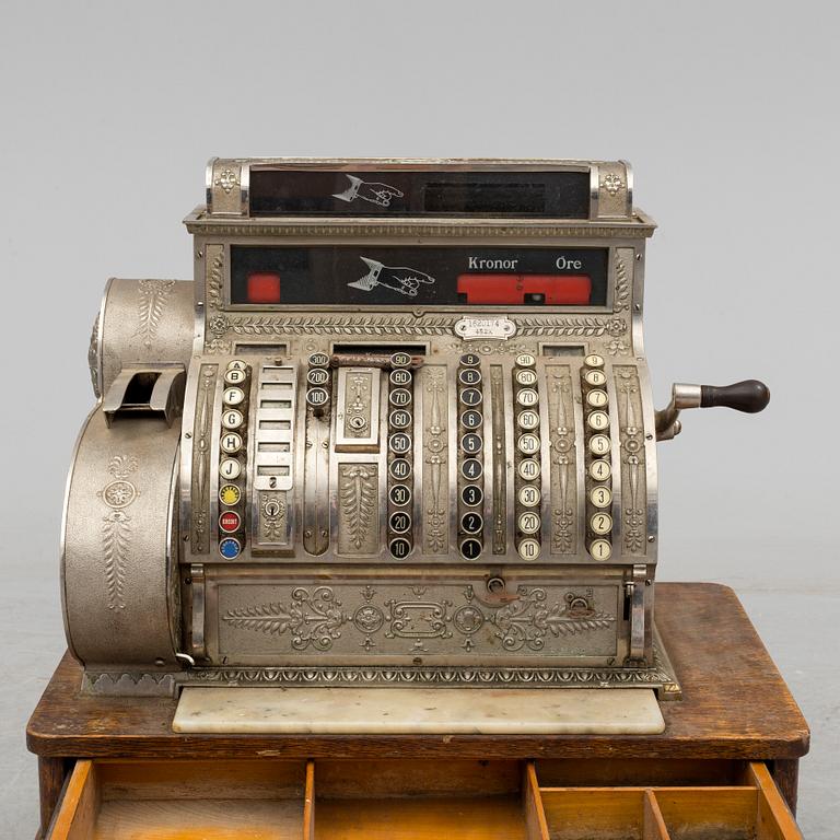 A National till machine, USA, early 20th Century.