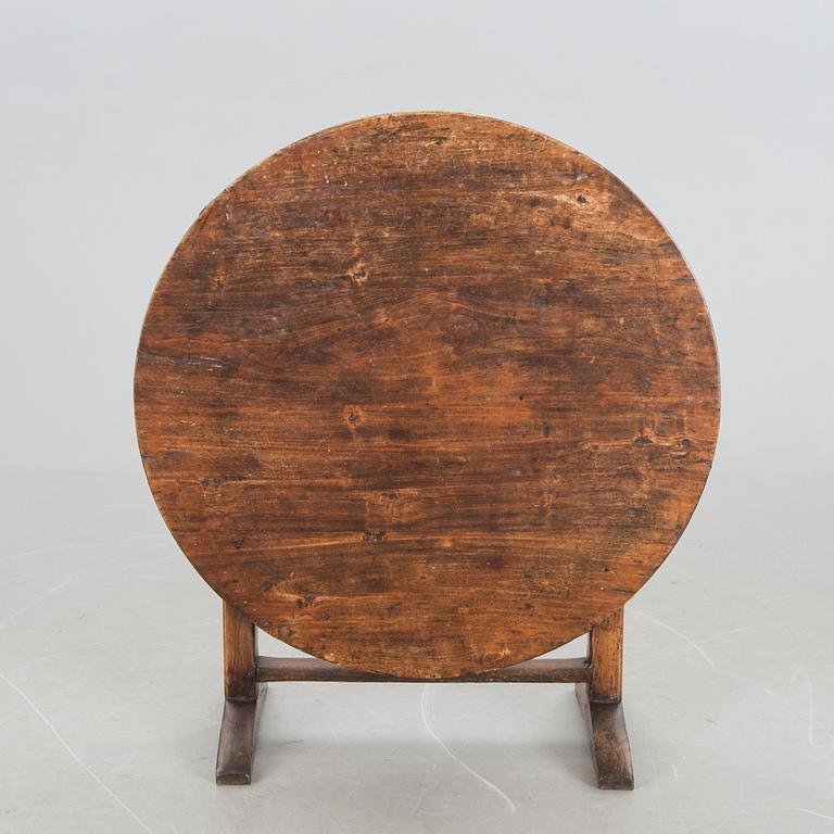 FÄLLBORD, sk "vinprovarbord", Frankrike 1800-tal.