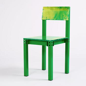 Fredrik Paulsen, a unique chair, "Chair One Open Air, Swamp Thing", JOY, 2024.