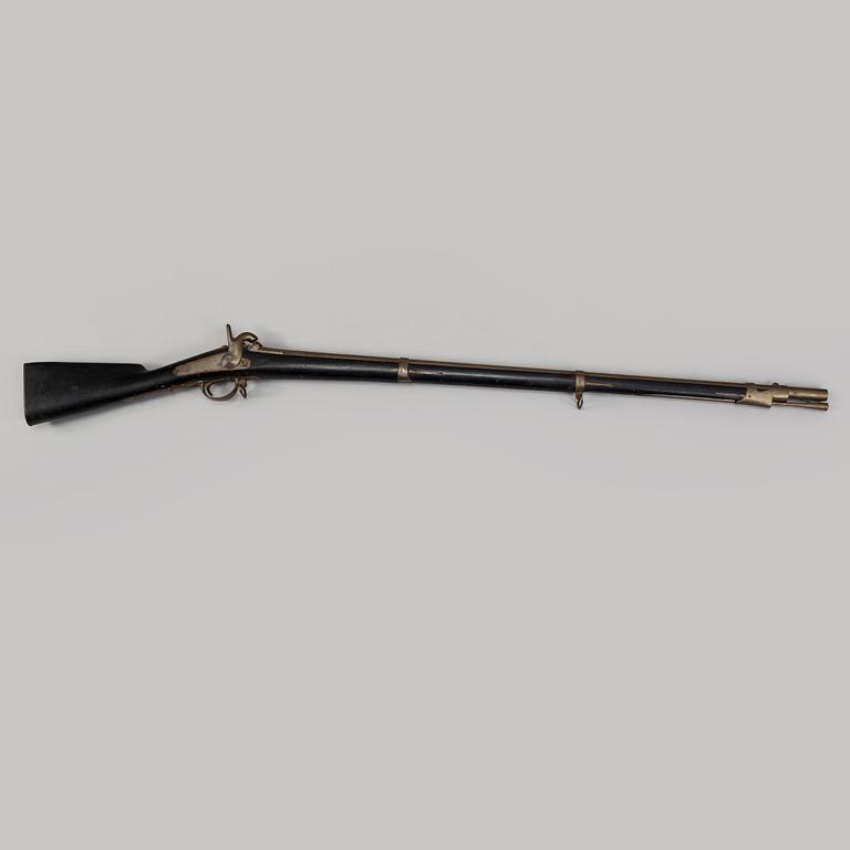 A french 1842 percussion musket.