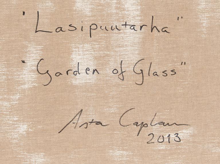 Asta Caplan, "Lasipuutarha".