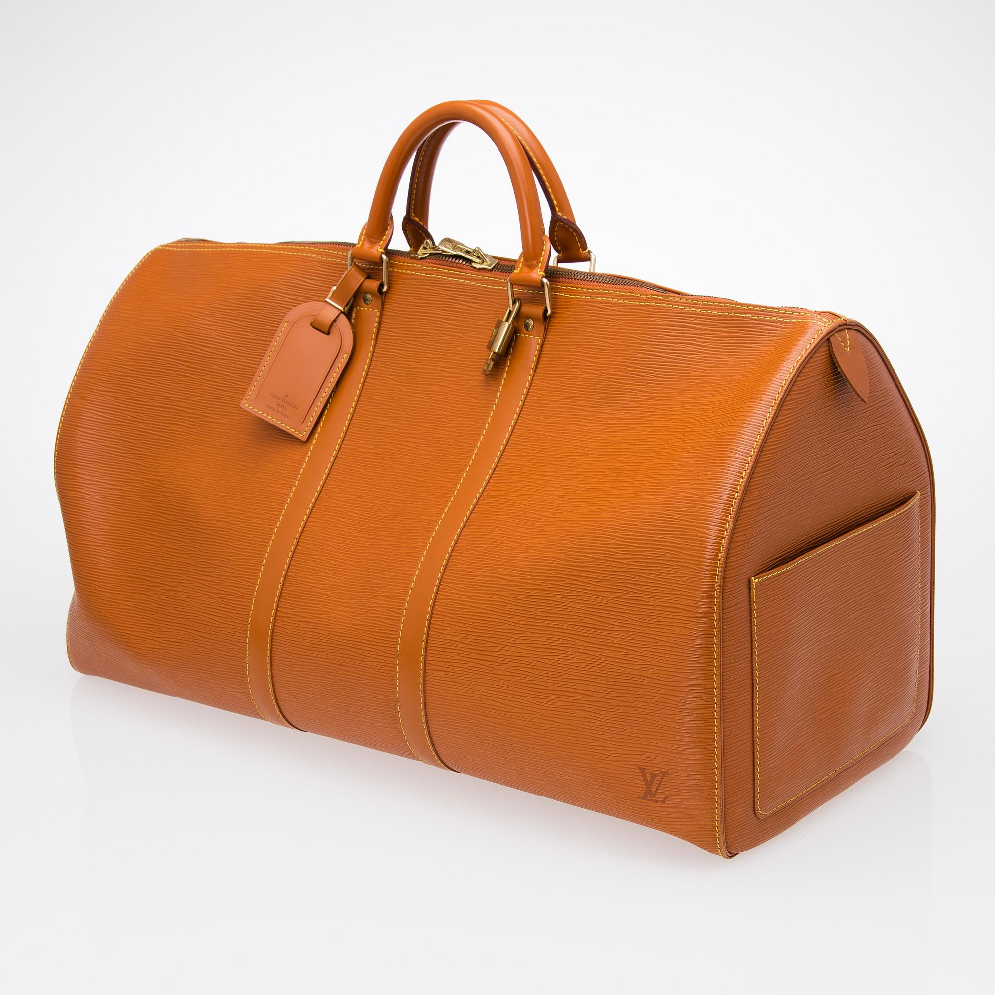 KEEPALL 55 EPI TRAVEL BAG.