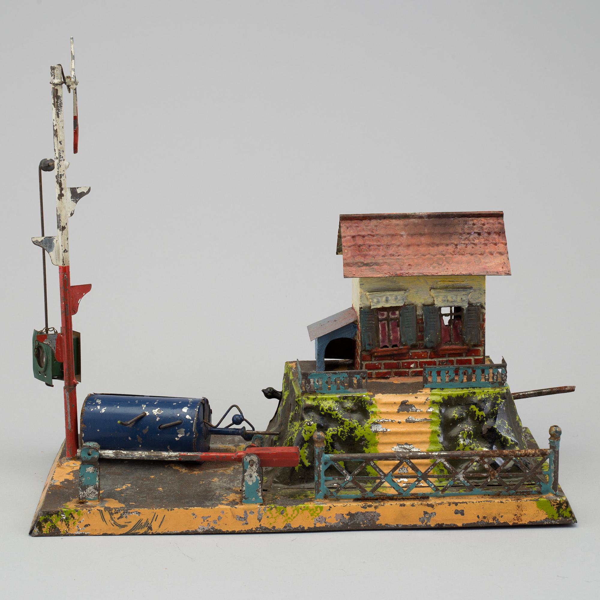 TÅGTILLBEHÖR, 4 st, bla Märklin Tyskland 1900-talets första del.