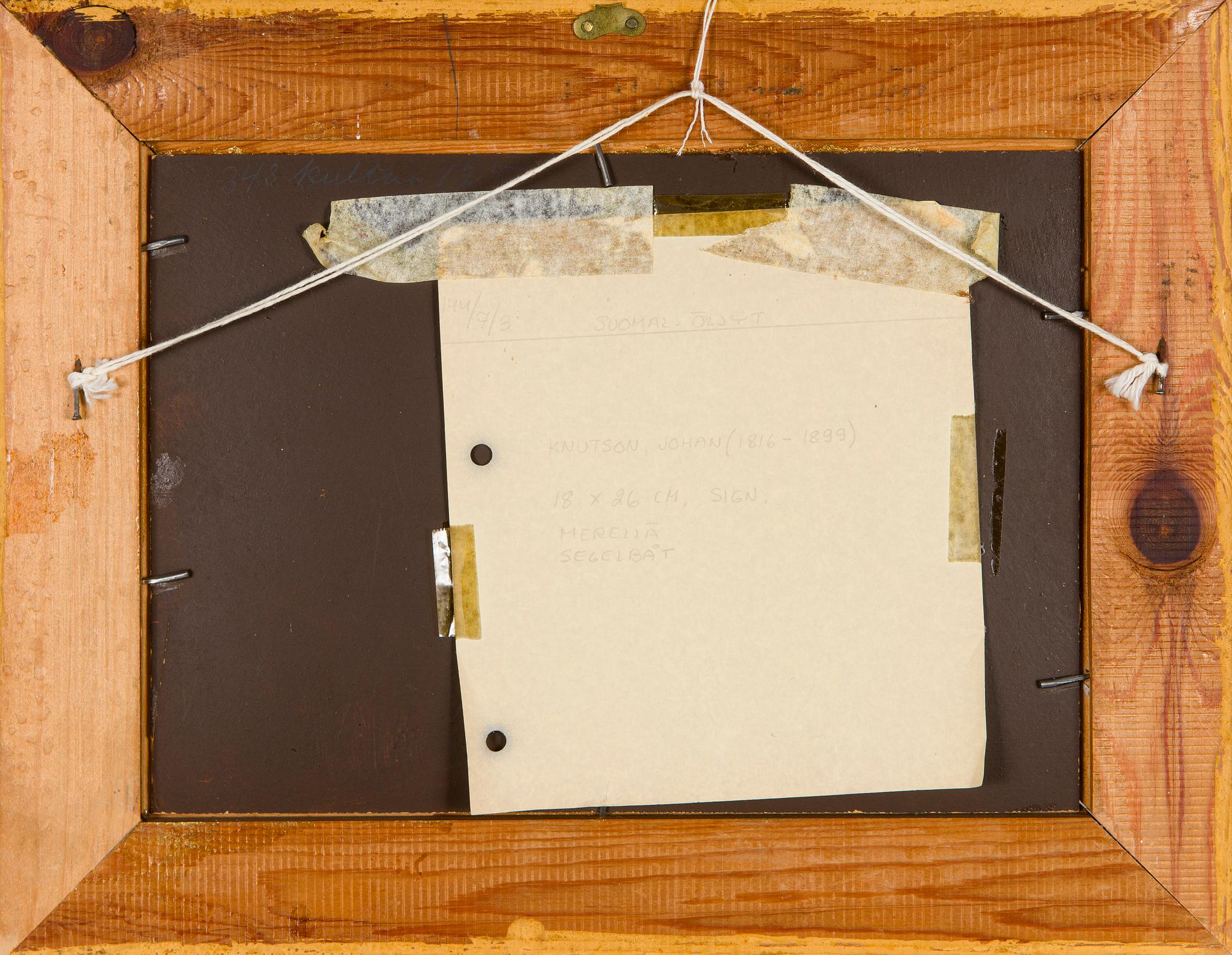 Johan Knutson, Kustvy.