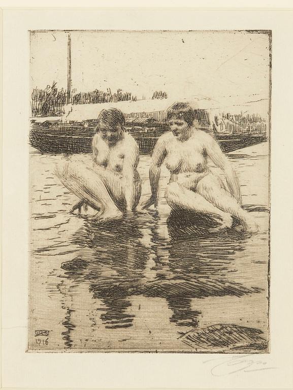 Anders Zorn, "Mina modeller" (My models).