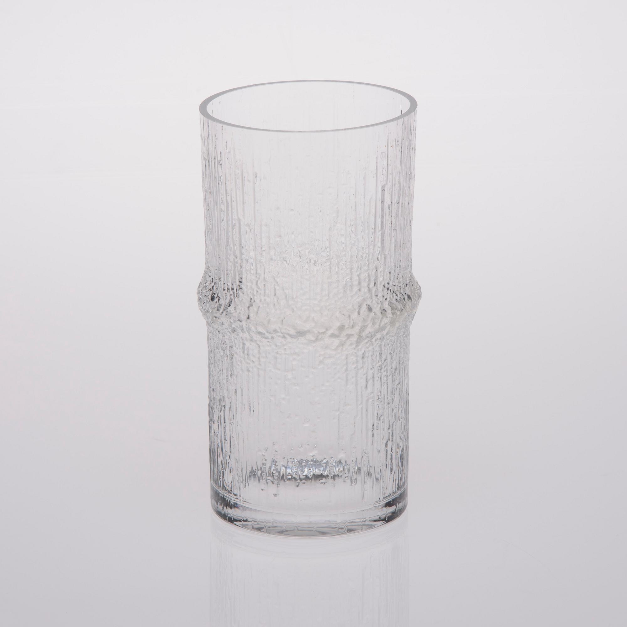 VASER, 2 st, glas, Tapio Wirkkala, modell 3585 och "Niva" signerad TW, Iittala.