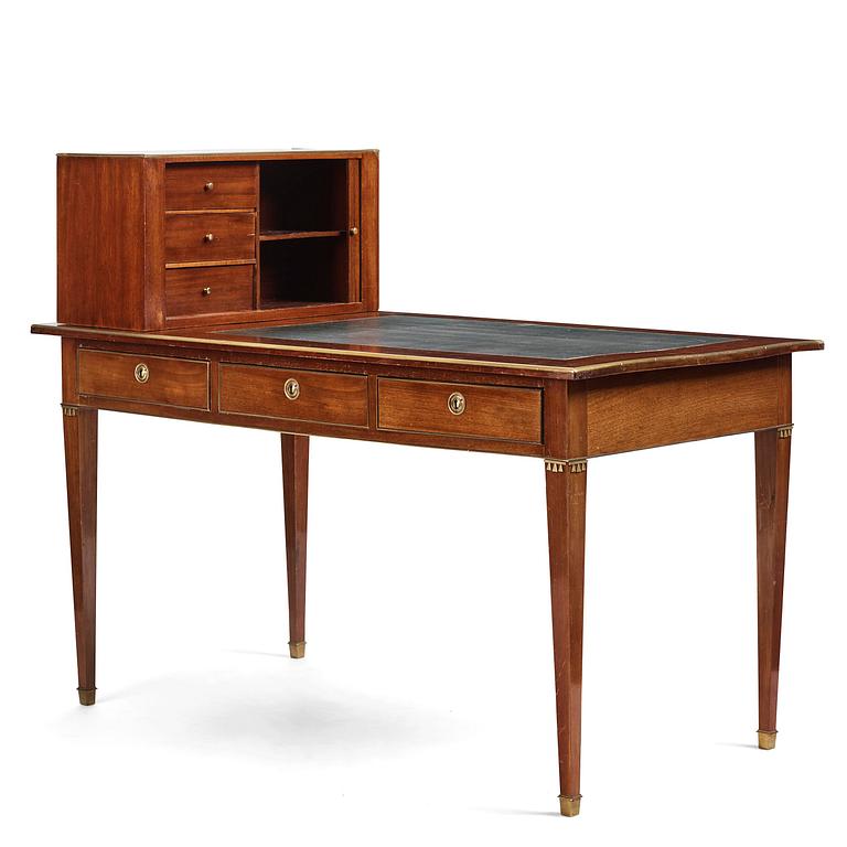 A late Gustavian style writing table, 19th century.