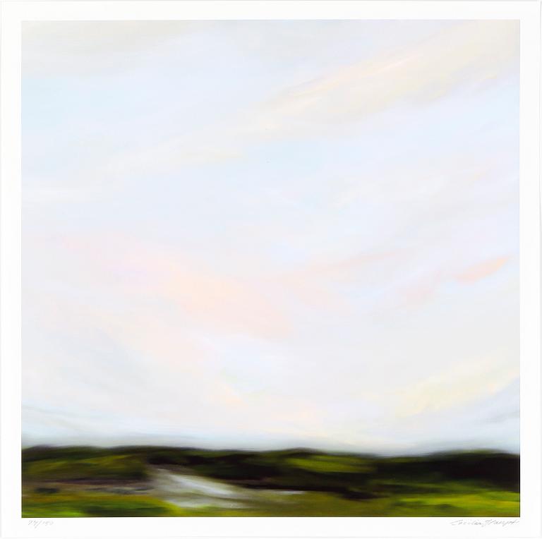 CECILIA HAUPT, färglitografi. Signerad och numrerad 24/150.