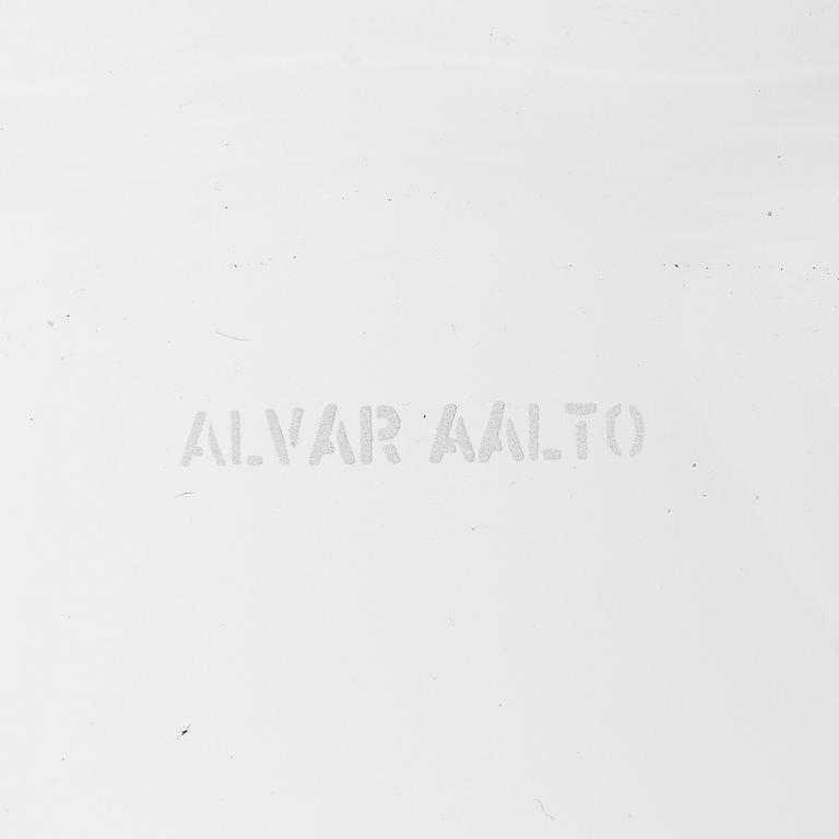 Alvar Aalto, glasskulptur, "Aalto-blomman", 3+1 delar, signerade Alvar Aalto.