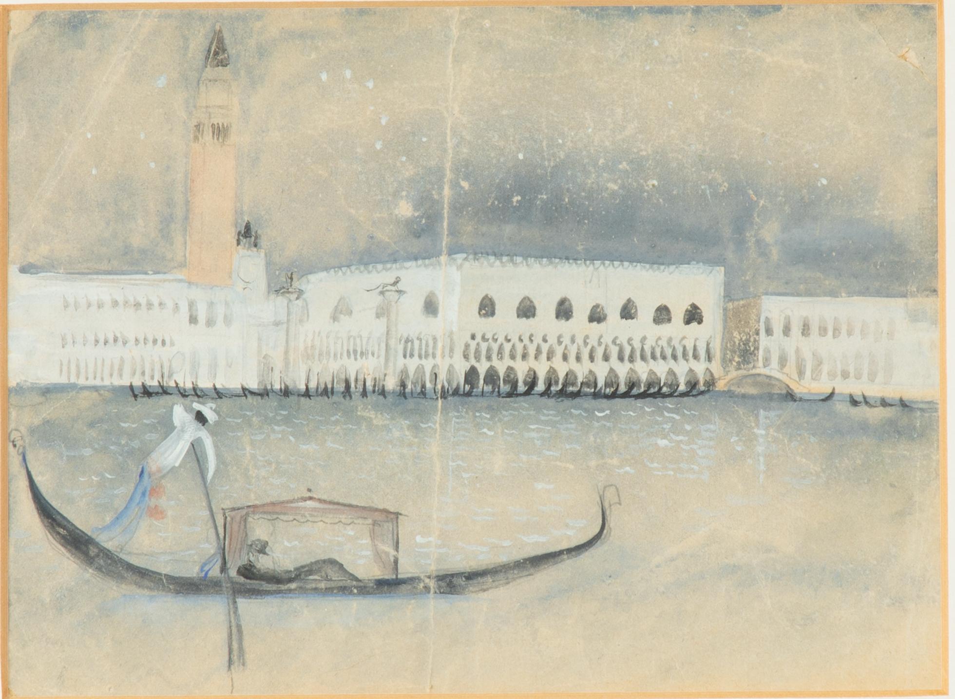 Einar Jolin, Gondol, Venedig.