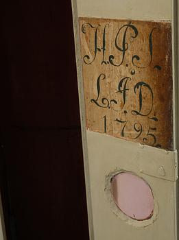 GOLVUR, Johan Carlenius (1755- 1796), Åmål, fodral daterat 1795.