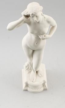 FIGUR, parian, Per Hasselberg, Gustafsberg 1909.