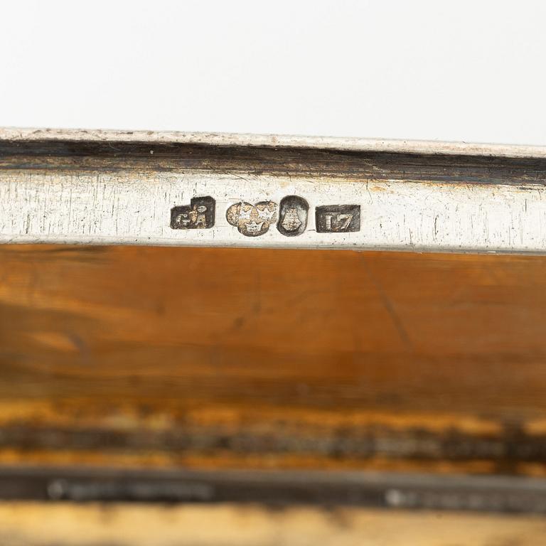Boxes, 2 pcs, silver, as well as silver and enamel, 20th century.