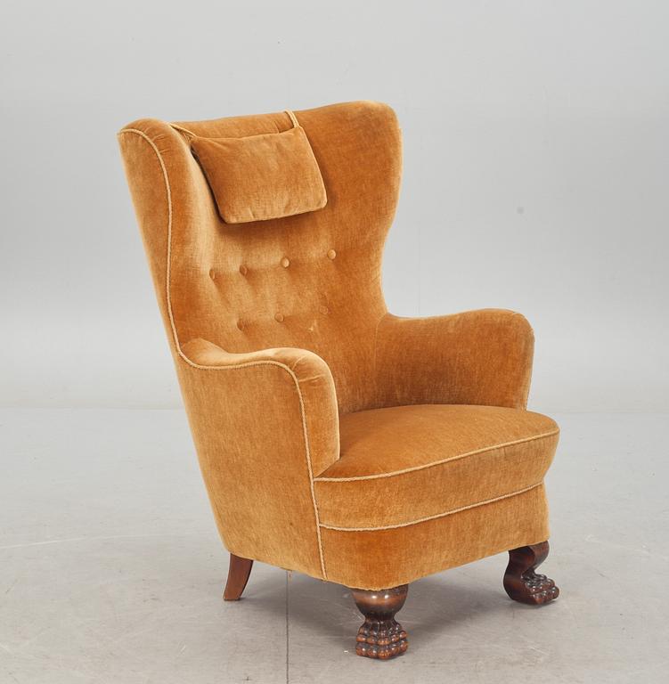 FÅTÖLJ, 1940/50-tal.