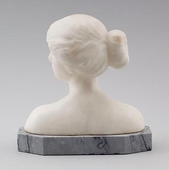 SKULPTUR, alabaster, 1900-talets första hälft.