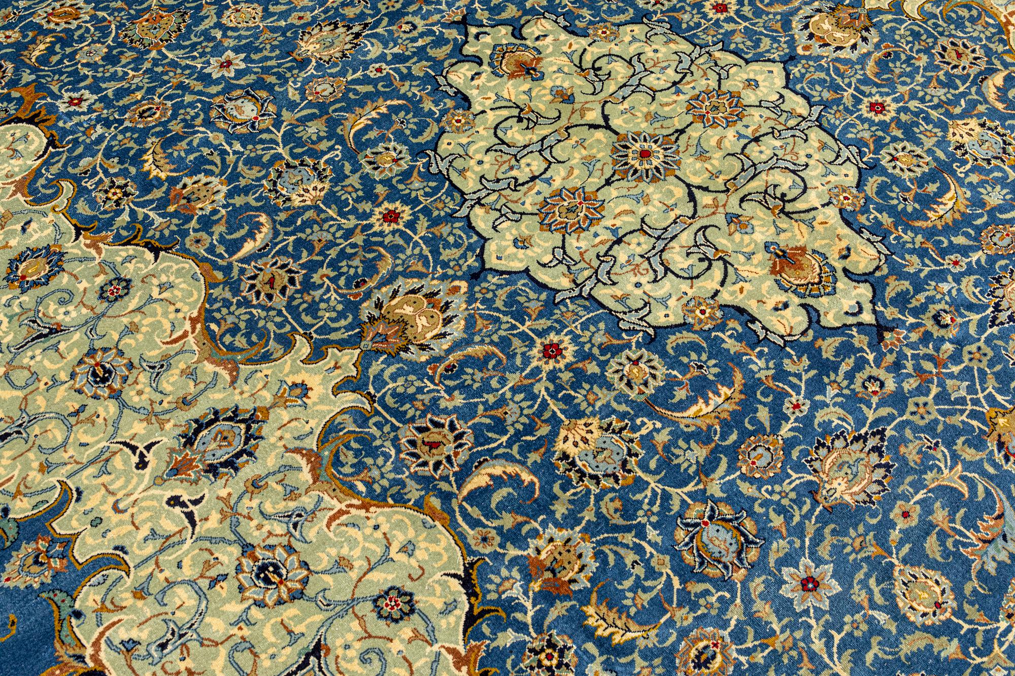 A so called Royal Keshan carpet, ca 362 x 273 cm.