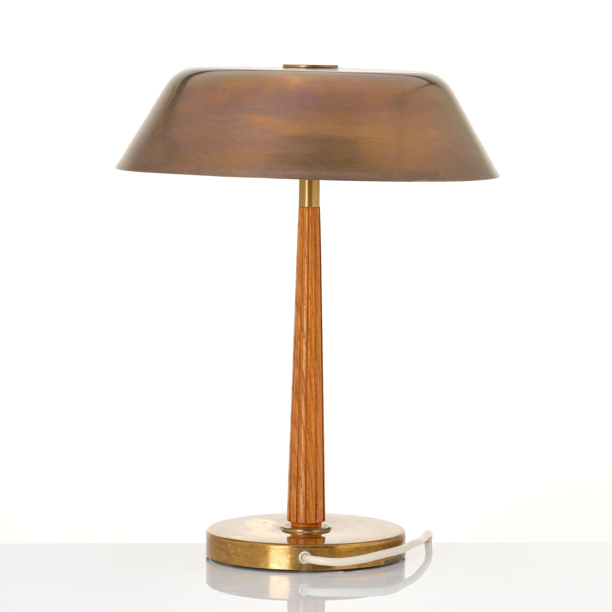 Harald Notini, a table lamp, model '15474', Arvid Böhlmarks lampfabrik, Sweden, 1940s.