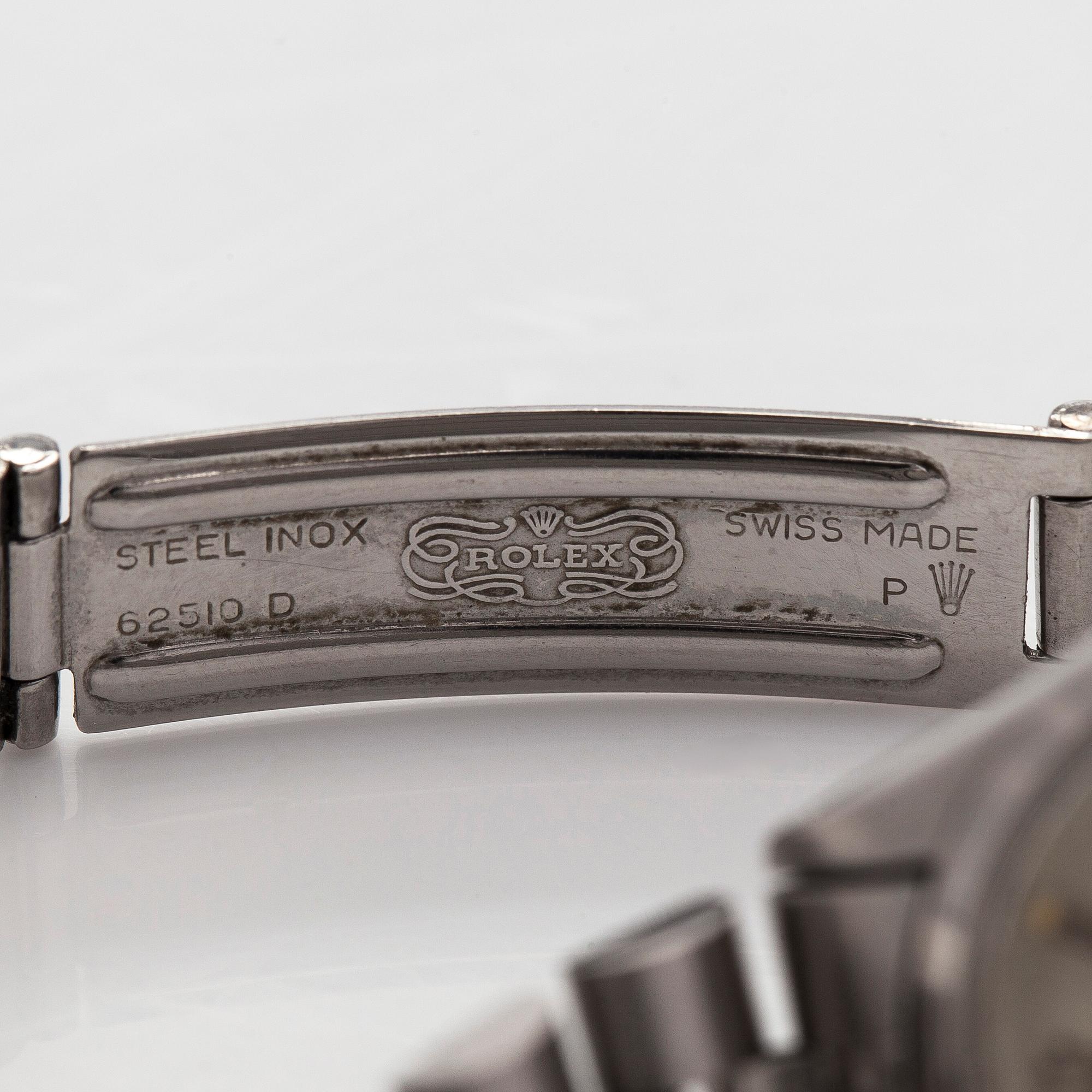 Rolex, Oyster Perpetual Date, armbandsur, 25 mm, stål, automatisk.